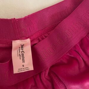 Juicy Couture pink polyester pants